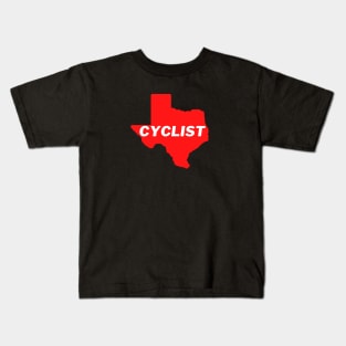 Texas Cyclist Shirt, Texas Cycling T-Shirt, Lone Star State Cycling, Texas Cycling, Texas Cyclist, Texas Cyclist Gift Kids T-Shirt